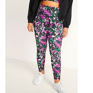 High Waisted Floral Leggings